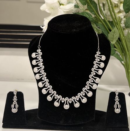 American Diamond Jewelry Set