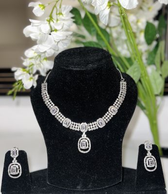 American Diamond Jewelry Set