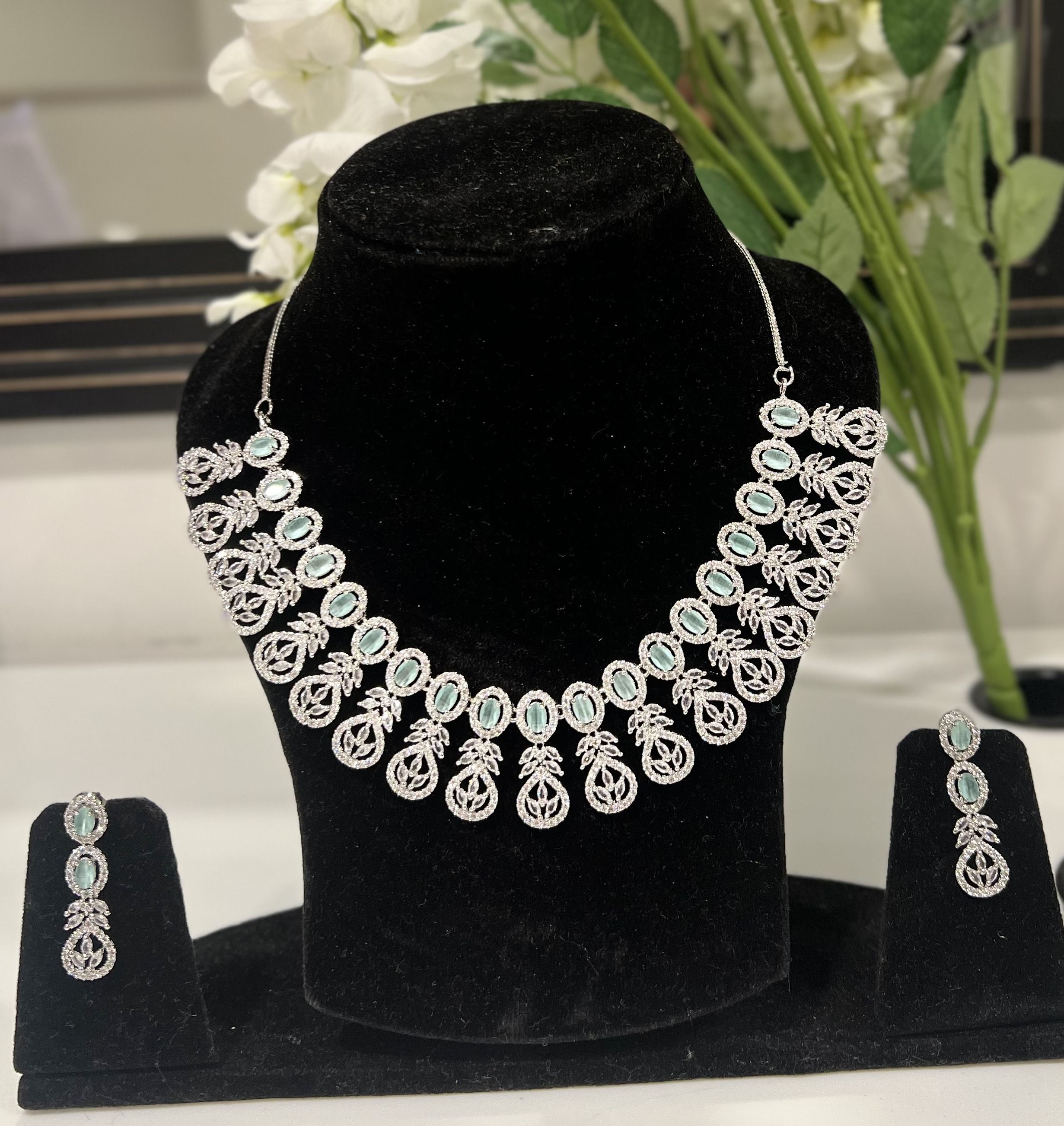 American Diamond Jewelry Set