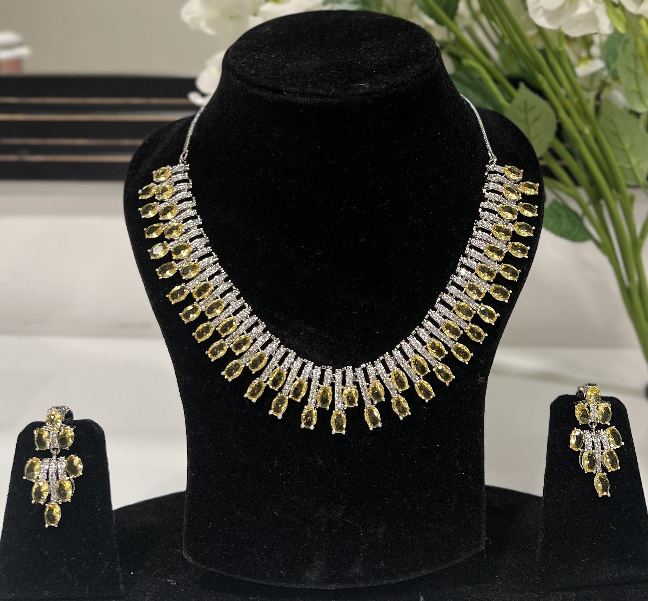 American Diamond Jewelry Set